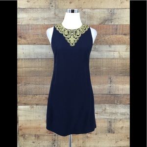 Eliza‎ J Women's Embroidery Neckline Dress Size 0